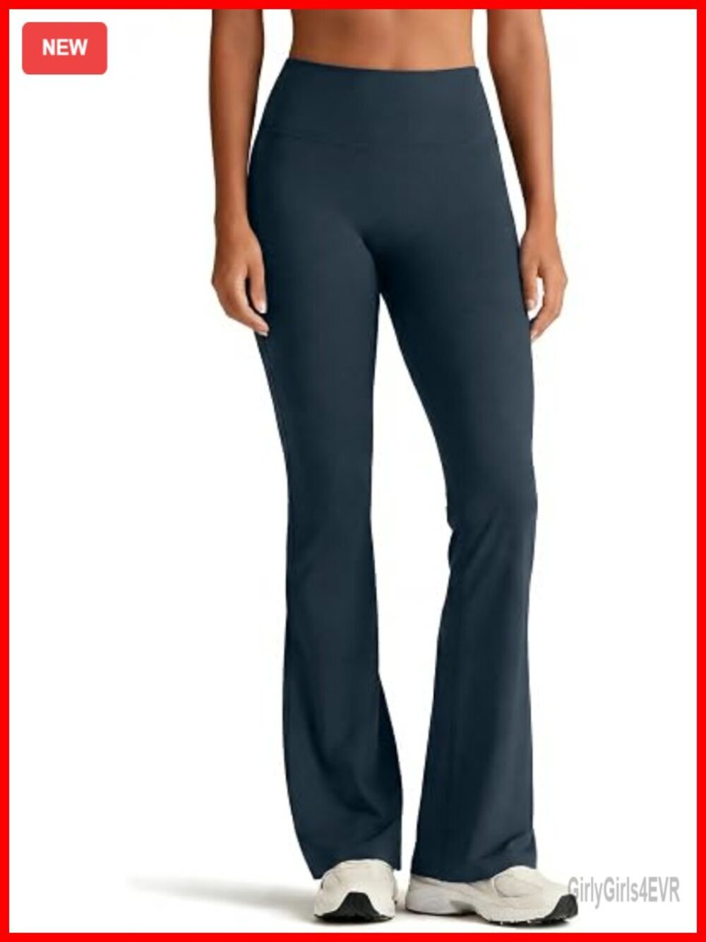 High Waisted Flare Leggings Bootcut Yoga Pants Tummy Control